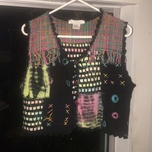 Sandy Starkman colorful vest✨